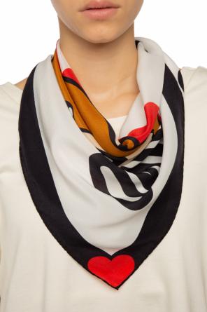 Chusta z motywem misia z logo, zdjęcie 2 Chusta z motywem misia z logo od Moschino